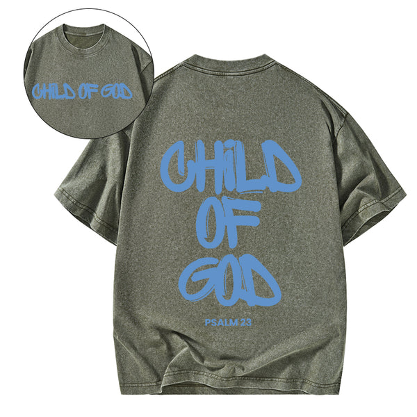 Child Of God  Christian Washed T-Shirt