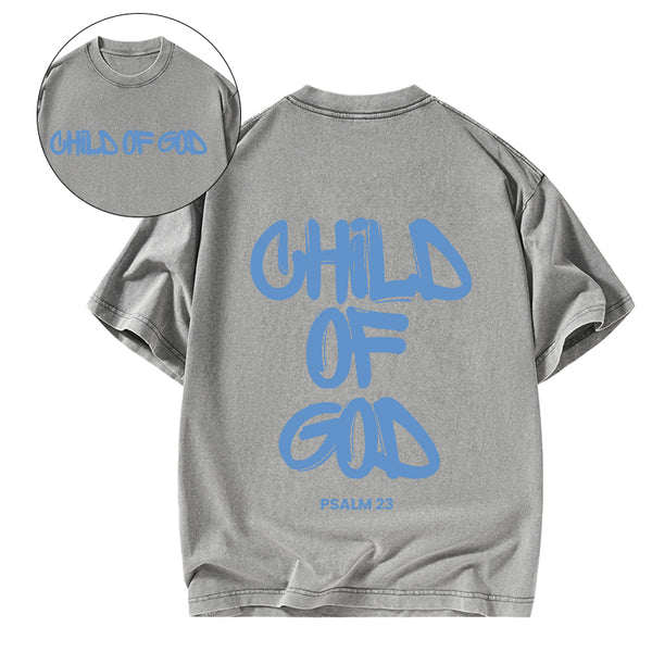 Child Of God  Christian Washed T-Shirt