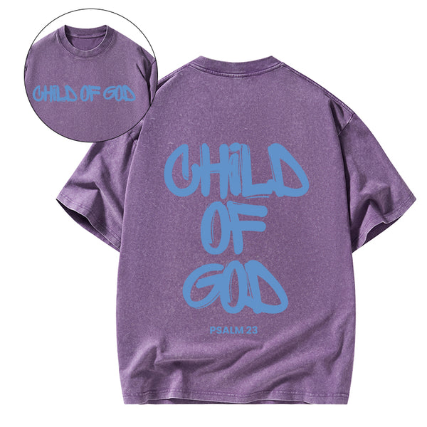 Child Of God  Christian Washed T-Shirt