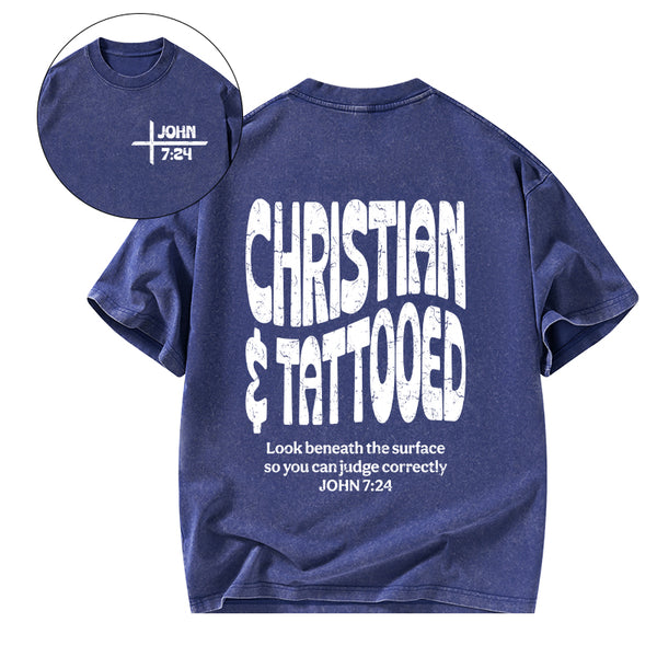 Christian & Tattooed Christian Washed T-Shirt