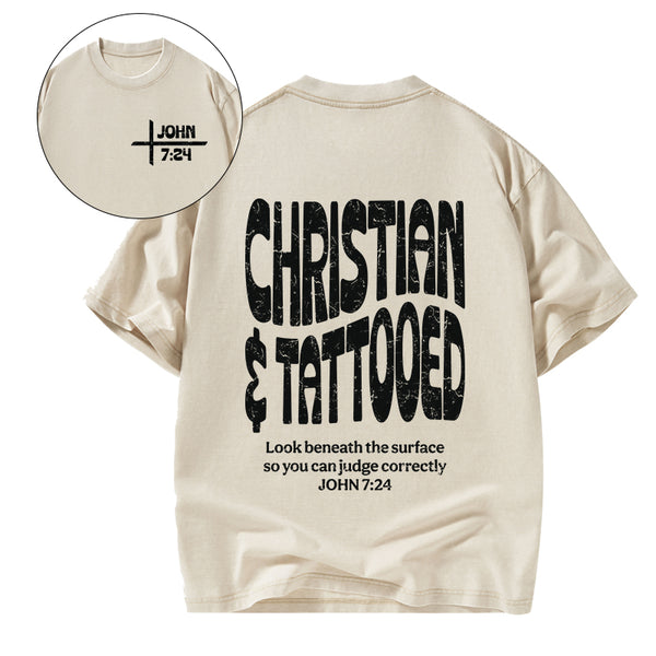 Christian & Tattooed Christian Washed T-Shirt