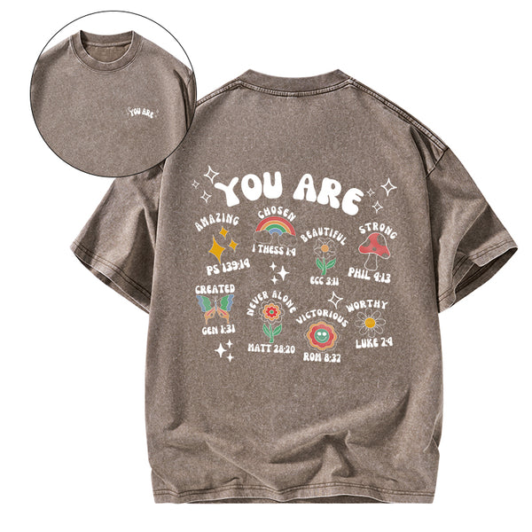 You Are Christian Washed T-Shirt