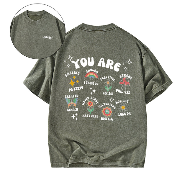 You Are Christian Washed T-Shirt