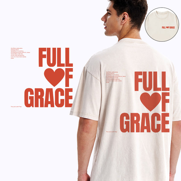 Full Of Grace Christian Washed T-Shirt