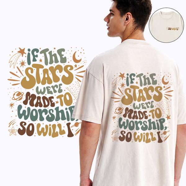 If The Stars Were Made To Worship Christian Washed T-Shirt