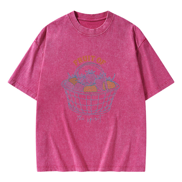 Fruit Of The Spirit Christian Washed T-Shirt