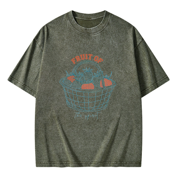 Fruit Of The Spirit Christian Washed T-Shirt