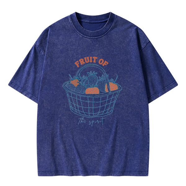 Fruit Of The Spirit Christian Washed T-Shirt