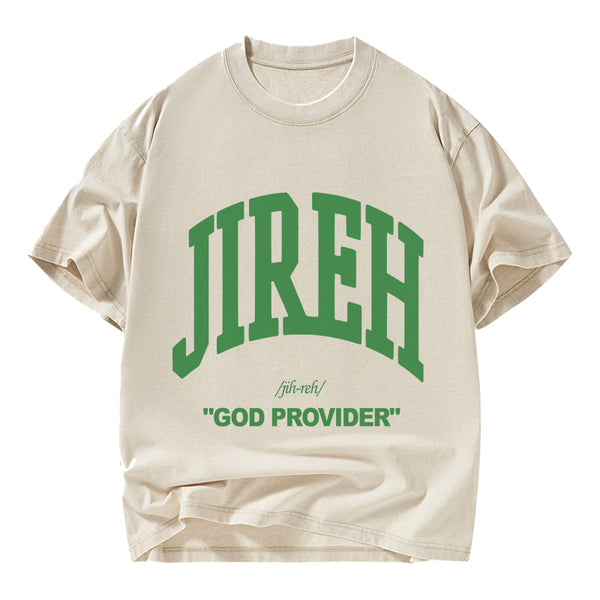 God Provider Christian Washed T-Shirt