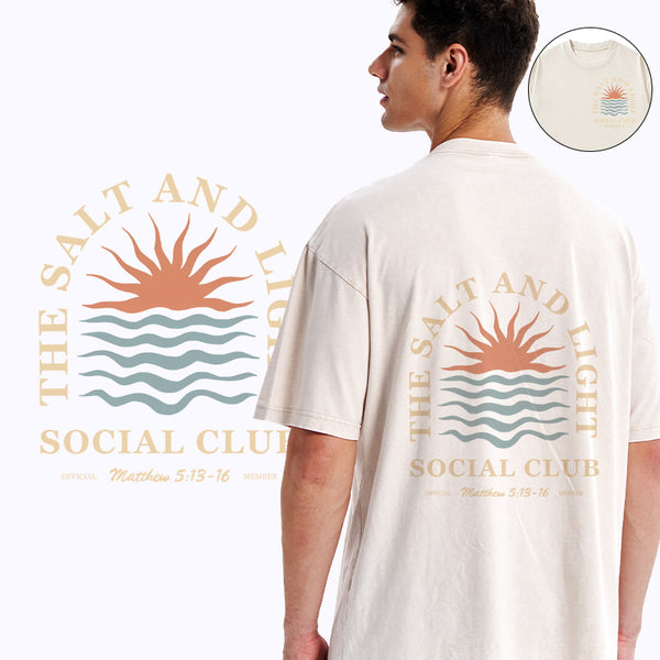 The Salt And Light Social Club Christian Washed T-shirt