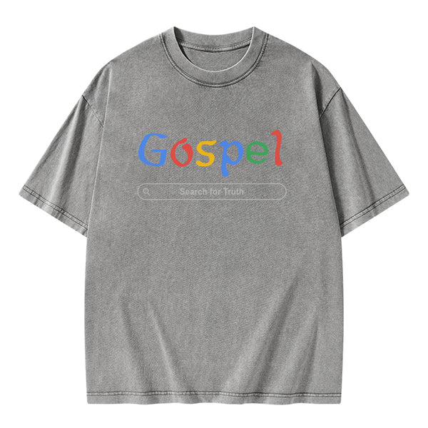 Gospel Christian Washed T-shirt