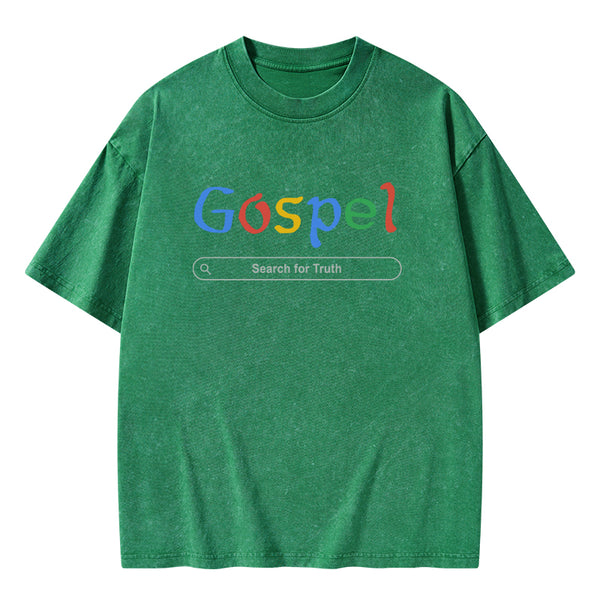Gospel Christian Washed T-shirt