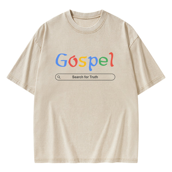 Gospel Christian Washed T-shirt