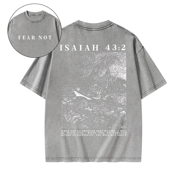 Fear Not Christian Washed T-Shirt