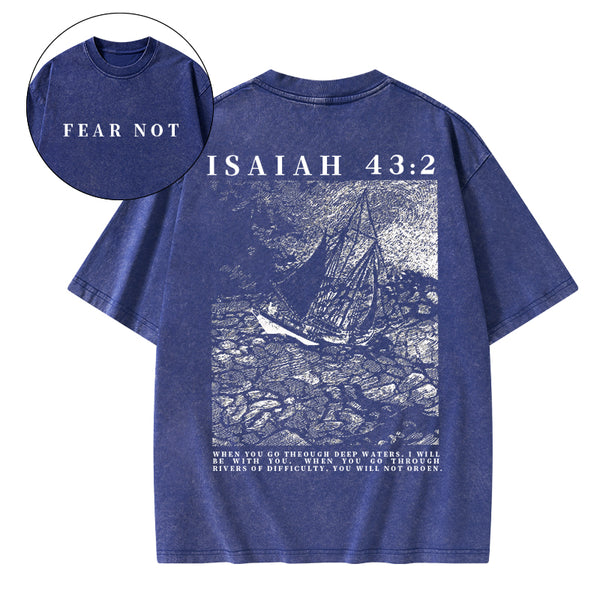 Fear Not Christian Washed T-Shirt