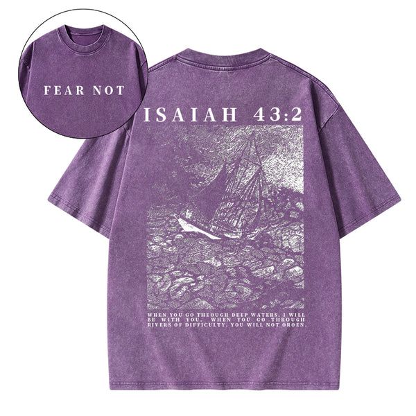 Fear Not Christian Washed T-Shirt
