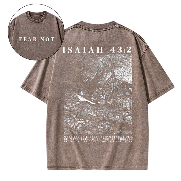 Fear Not Christian Washed T-Shirt