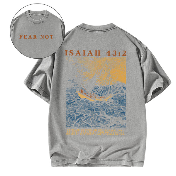 Fear Not Christian Washed T-Shirt