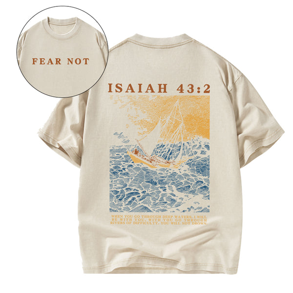Fear Not Christian Washed T-Shirt