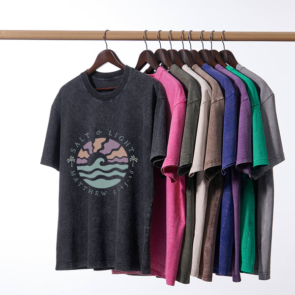 Salt And Light Christian Washed T-Shirt