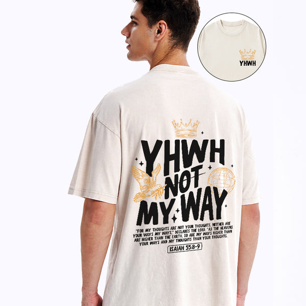 GC-WTS0408 YHWH Christian Washed T-Shirt