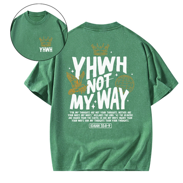 GC-WTS0408 YHWH Christian Washed T-Shirt