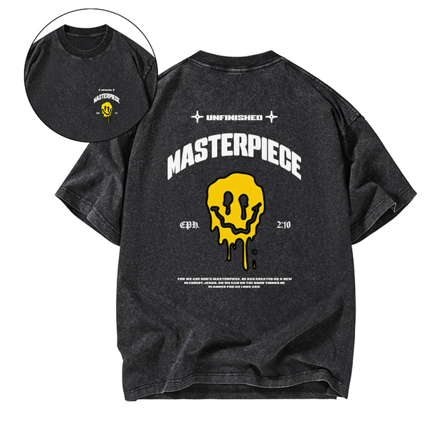 GC-WTS0616 Masterpiece Christian Washed T-Shirt