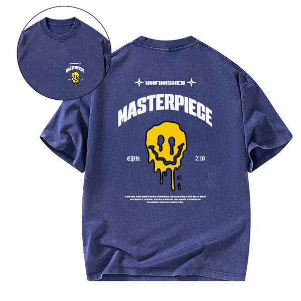 GC-WTS0616 Masterpiece Christian Washed T-Shirt