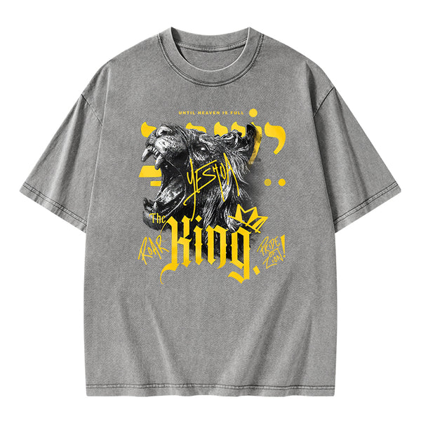 King Of Kings Christian Washed T-Shirt