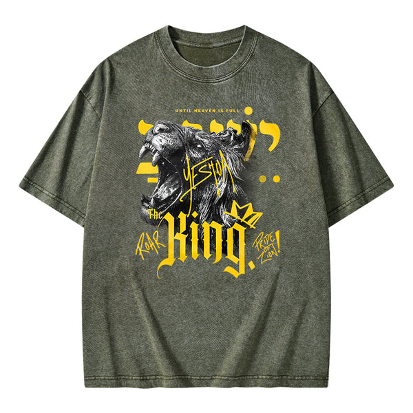 King Of Kings Christian Washed T-Shirt