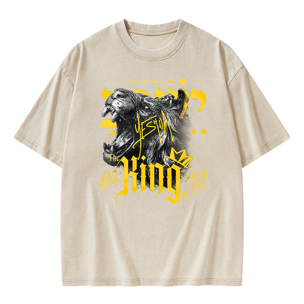 King Of Kings Christian Washed T-Shirt