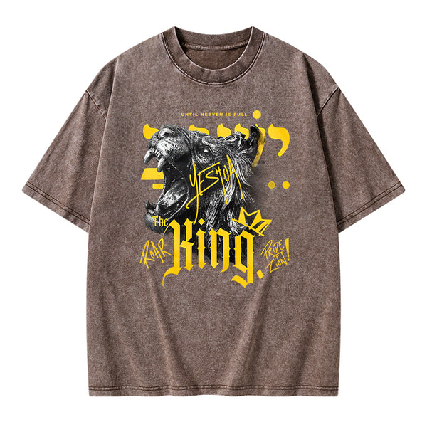 King Of Kings Christian Washed T-Shirt