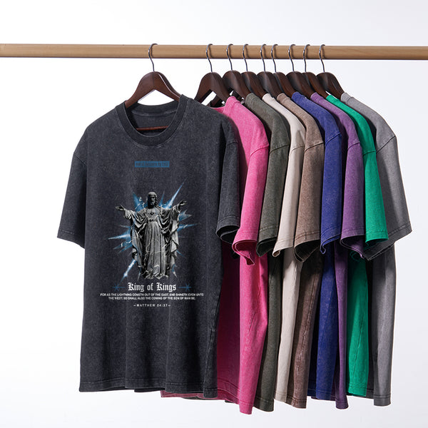 King Of Kings Christian Washed T-Shirt