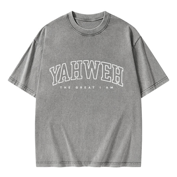 YAHWEH Christian Washed T-Shirt