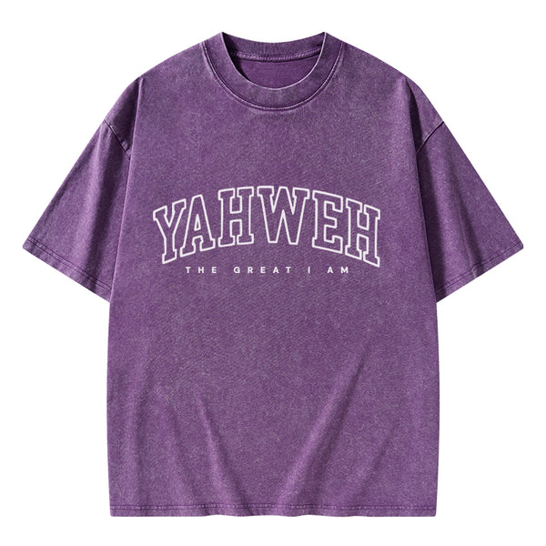 YAHWEH Christian Washed T-Shirt