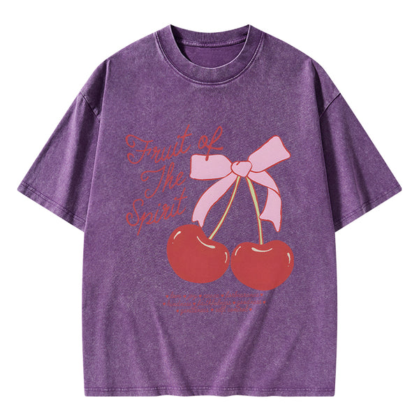Fruit Of The Spirit Christian Washed T-Shirt