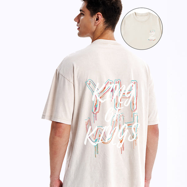 GC-WTS0765 YHWH King Of Kings Christian Washed T-Shirt