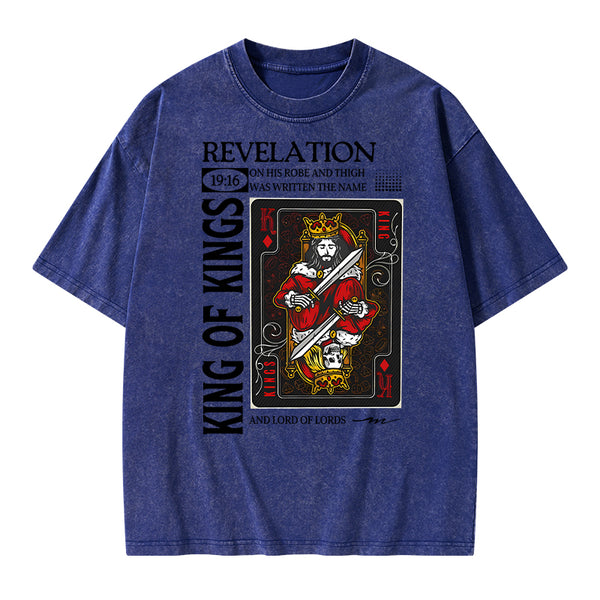 King Of Kings Christian Washed T-Shirt