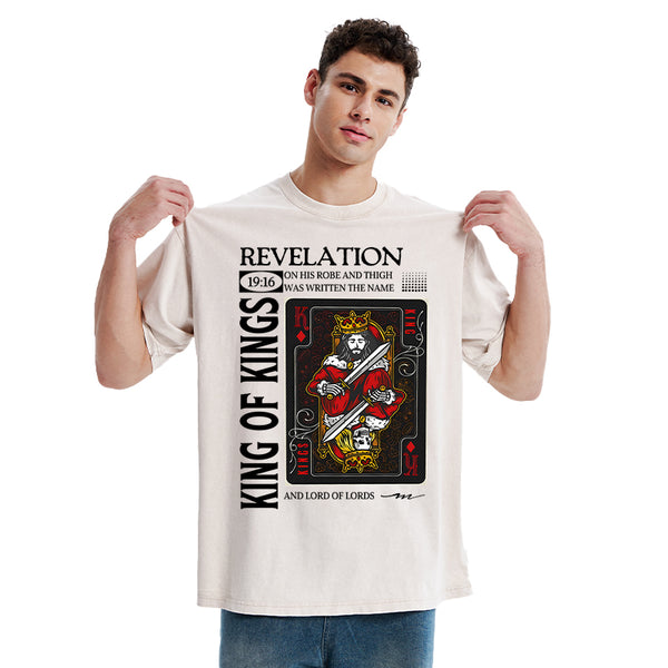 King Of Kings Christian Washed T-Shirt