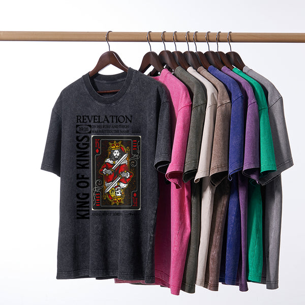 King Of Kings Christian Washed T-Shirt