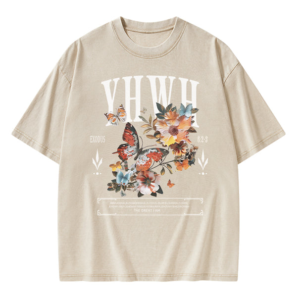 YHWH Christian Washed T-Shirt