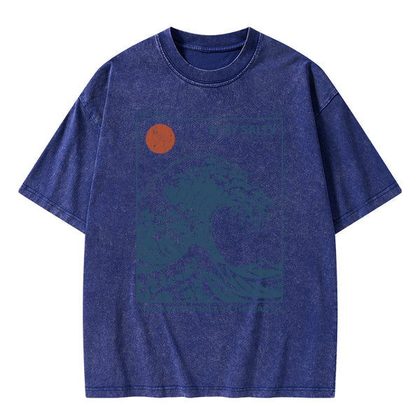 GC-WTS0979 You Are The Salt Of The Earth Christian Washed T-Shirt