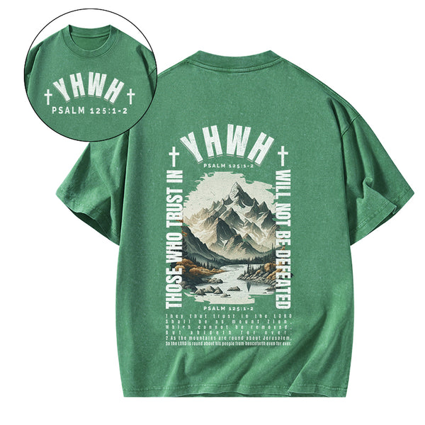 YHWH Christian Washed T-Shirt