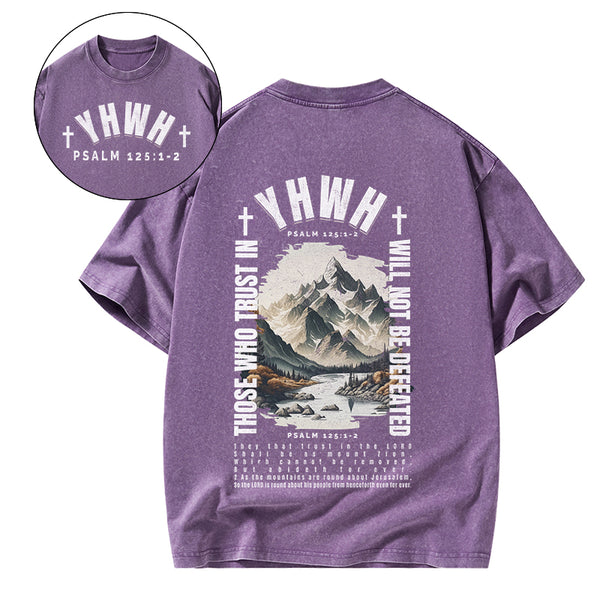 YHWH Christian Washed T-Shirt