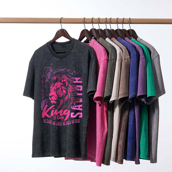 King Of Kings Christian Washed T-Shirt