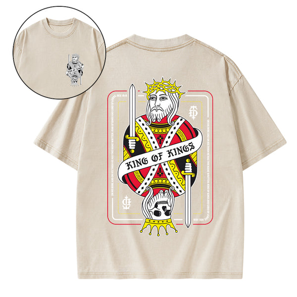 King Of Kings Christian Washed T-Shirt