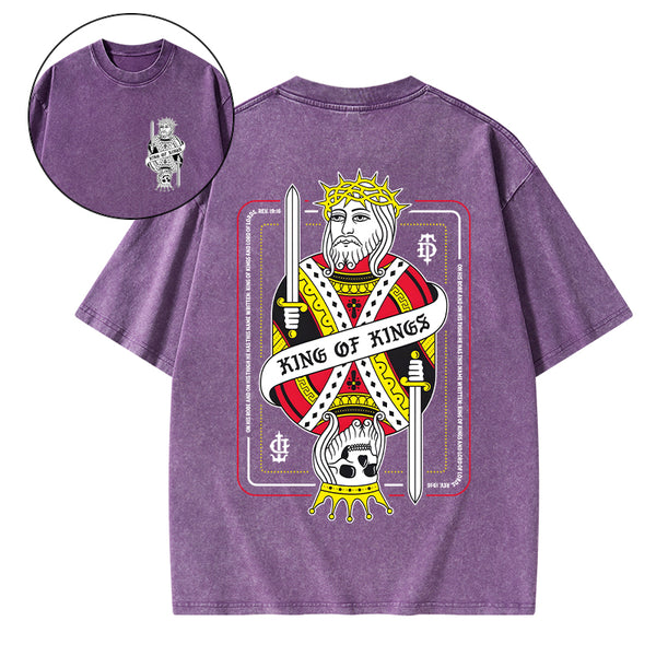 King Of Kings Christian Washed T-Shirt