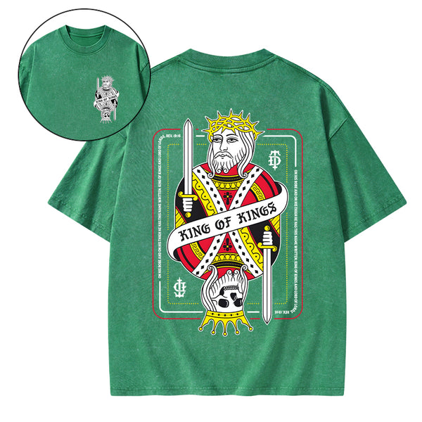 King Of Kings Christian Washed T-Shirt