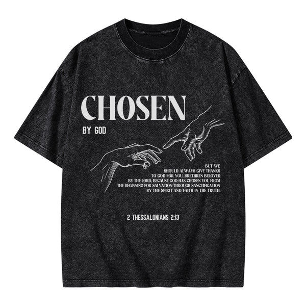 Chosen By God Christian Washed T-Shirt