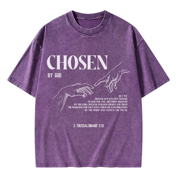 Chosen By God Christian Washed T-Shirt